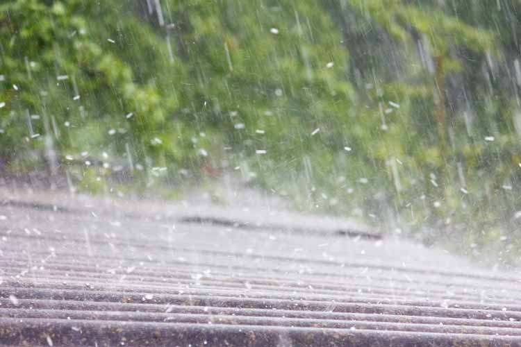 hail-on-roof